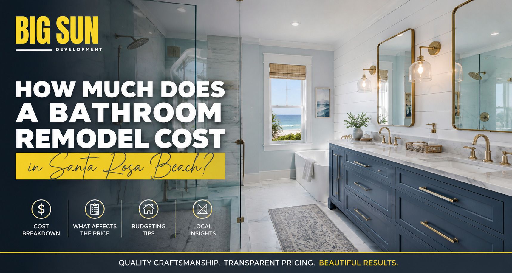 How Much Does a Bathroom Remodel Cost in Santa Rosa Beach
